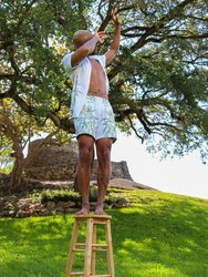 Greenery Swim Short