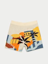 Havana Sunset Knit Short