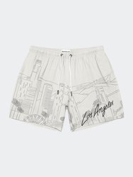 Los Angeles Swim Short - Grey