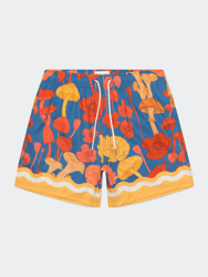 Psychadelic Swim Short - Red