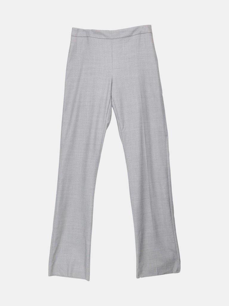 Max Mara Women's 004 Grey Edison Trousers Suit Pant - Grey