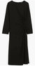 Weekend Romania Jersey Ruched Dress In Black