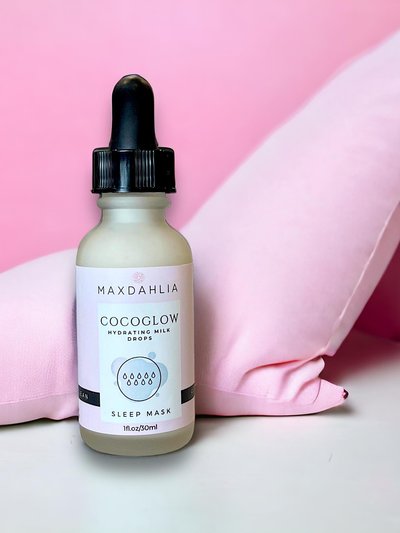 MAXDAHLIA Cocoglow Hydrating Milk Drops Sleep Mask product