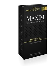 Maxim Max Fit XL Condoms - 12PK