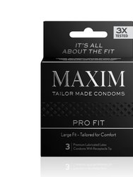 Maxim Pro Fit Condoms - 3PK