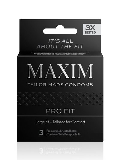 MAXIM Maxim Pro Fit Condoms - 3PK product