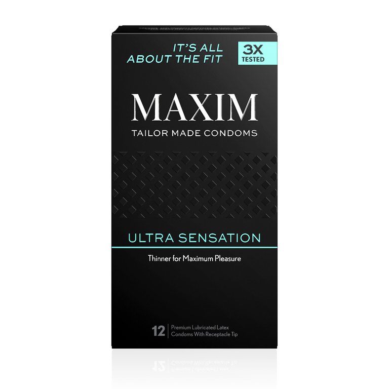 Maxim Ultra Sensation Condoms - 12PK