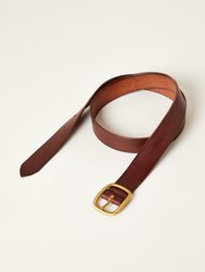 Oval Leather Belt