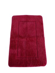 Mayfair Cashmere Touch Ultimate Microfiber Bath Mat (19.6 x 31.4in) - Red