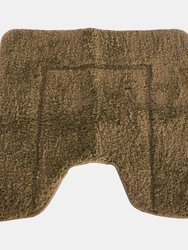 Mayfair Cashmere Touch Ultimate Microfiber Pedestal Mat (Natural) (19.6 x 19.6in) - Natural