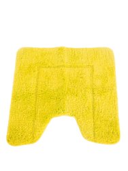 Mayfair Cashmere Touch Ultimate Microfiber Pedestal Mat (Yellow) (19.6 x 19.6in) - Yellow