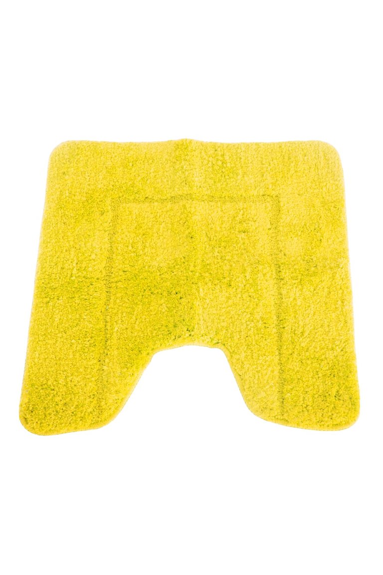 Mayfair Cashmere Touch Ultimate Microfiber Pedestal Mat (Yellow) (19.6 x 19.6in) - Yellow