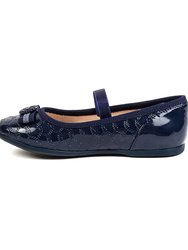 Navy Ballerina Flats