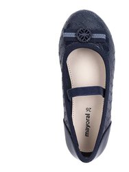 Navy Ballerina Flats