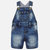 Navy Blue Denim Overalls - Navy Blue