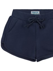 Navy Chenille Shorts - Navy