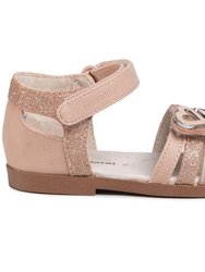 Pink Eco Leather Sandals