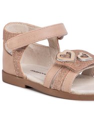 Pink Eco Leather Sandals - Pink