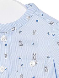 Sky Blue Puppy Shirt