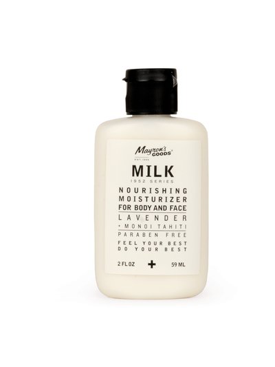 Mayron’s Goods and Supply Body Milk: Lavender & Monoi Tahiti - 2 oz product