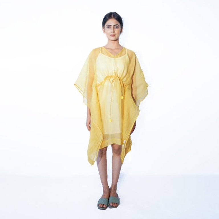 Ayanna Kaftaan - Sunshine Yellow Organza
