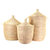 Dou Lid Storage Basket Monochrome Natural - Medium