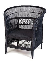 Malawi Cane Chair - Black