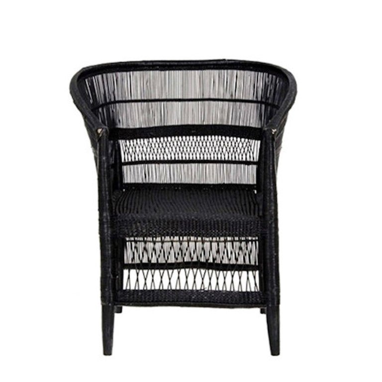 Malawi Cane Chair - Black