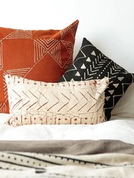 Matika Black Linear Pillow Cover