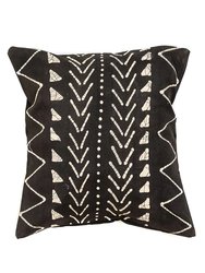 Matika Black Linear Pillow Cover - Black