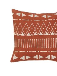 Matika Rust Linear Pillow Cover - Rust