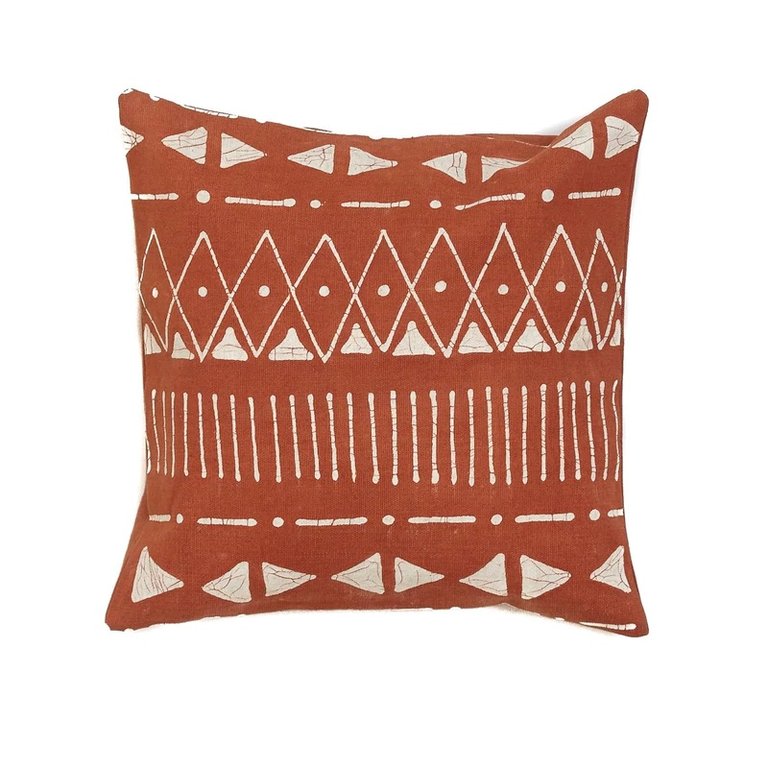 Matika Rust Linear Pillow Cover - Rust