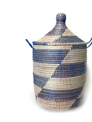 Medium Storage Basket - Blue Stripe