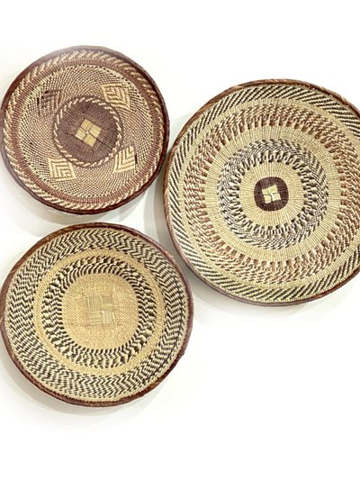 Mbare Ltd Tonga Wall Decor Basket Set of 3 product