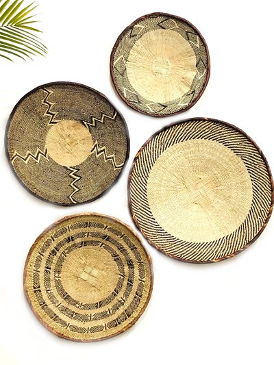 Mbare Ltd Tonga Wall Decor Basket Set Of 4 product