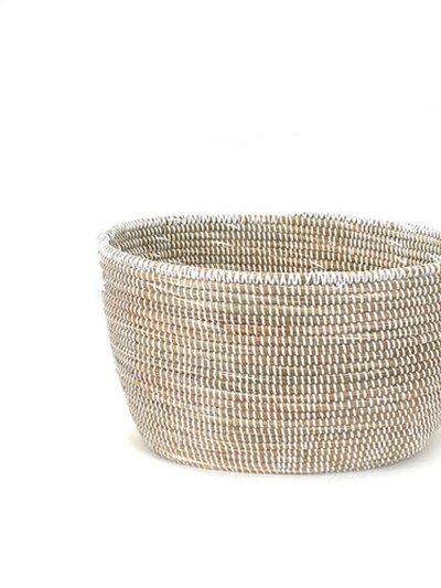Mbare Ltd White Oval Basket product