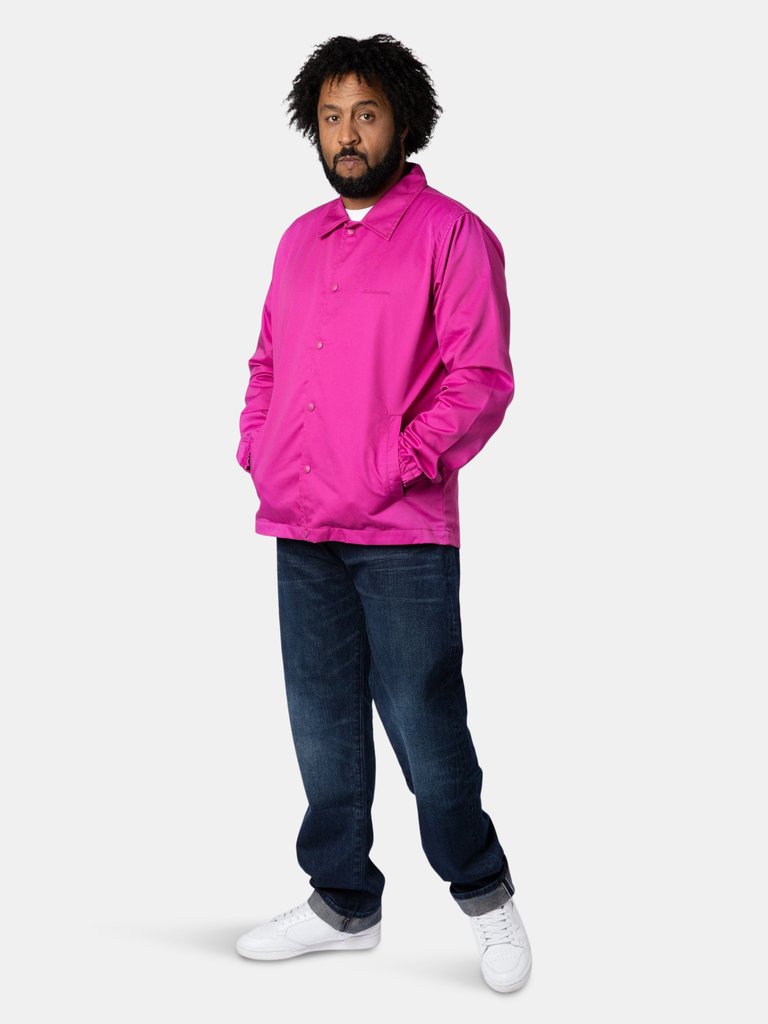 Polycotton Coach Jacket - Fuchsia