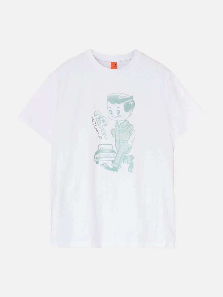 Spanner Boy S/S T-Shirt - White