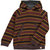 Boy's Oakdale Stripe Long Sleeve Hooded Top In Mustard, Navy & Red - Mustard, Navy & Red