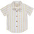 Kids Newport Short Sleeved Shirt In Sage/gold/orange Stripe - Sage/gold/orange Stripe