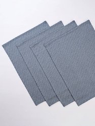 Rustic Placemats - Blue / Set Of 4
