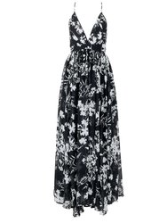 Enchanted Garden Maxi Dress - Dahlia Black