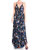 Enchanted Garden Maxi Dress - Wildflower Navy