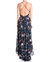 Enchanted Garden Maxi Dress - Wildflower Navy