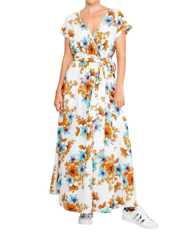 Jasmine Maxi Dress-Begoña Ivory