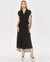 Jasmine Midi Dress - Black - Black