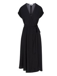 Jasmine Midi Dress - Black