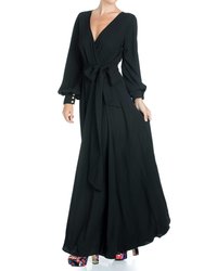 LilyPad Maxi Dress - Black