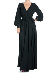 LilyPad Maxi Dress - Black