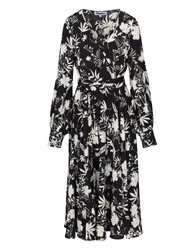 LilyPad Midi Dress - Dahlia Black